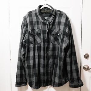 Road Armor Jacket Mens 3XT Gray Plaid Armored Motorcycle Biker